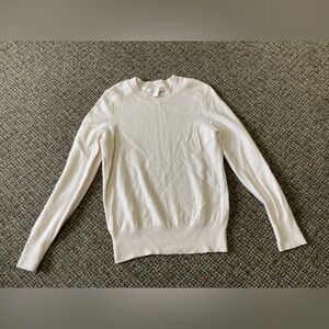 Prich Brand Womens Cream Long Sleeve Sweater, Pit to Pit 15.5 inches Length 23
